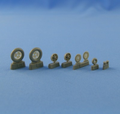Northstarmodels ns48021 Wheels and Weighted tyres for Messerschmitt Bf.109 F-2, F-4, G-2 1/48