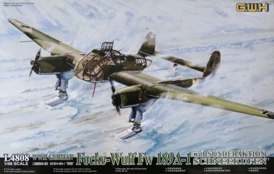 Great Wall Hobby L4808 Focke-Wulf Fw 189A-1 with Sonderaktion Schneekufen 1/48