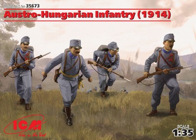 ICM 35673 Австро-Венгерская пехота (1914) (4 фигуры)