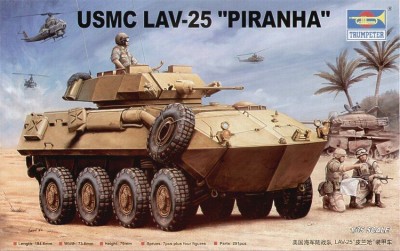 Trumpeter 00349 LAV-25 Piranha USMC