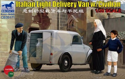 Bronco CB35171 1/35 Italian Light Delivery Van w/Civilian