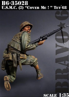 Bravo-6 35028 U.S.M.C. (2) "Cover Me!", Tet"68