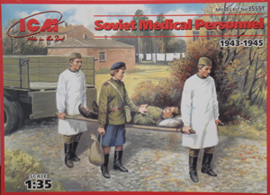 ICM 35551 Soviet Medical personnel, 1/35