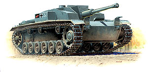 Звезда 3549 Штурмгешутц III (StuGIII AusfF), 1/35