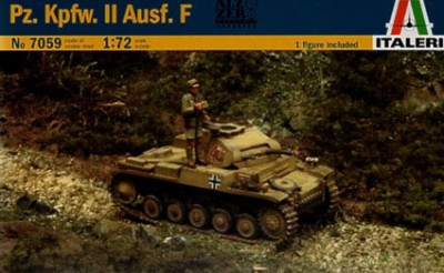 Italeri 7059 Танк Pz..Kpfw.II Ausf.F, 1/72