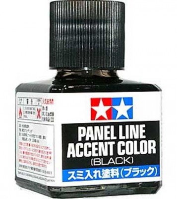 Tamiya 87131 Panel Line Accent Color (Black)