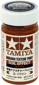 Tamiya 87108 Diorama Texture Paint - Soil Effect: Brown