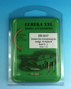 Eureka XXL ER-3517 Towing cable for Pz.Kpfw.III Ausf.G-J, L Tanks