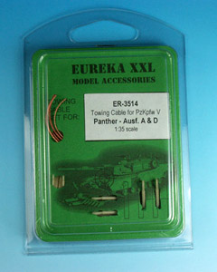 Eureka XXL ER-3514 Towing cable for Pz.Kpfw.V Panther Ausf.D/A Tank