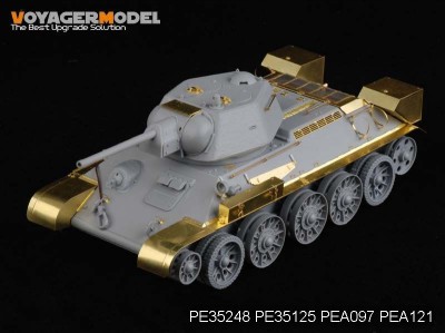 Voyager PE35248  WWII Russian T-34/76 Mod.1943 (For DRAGON Kit)  1/35