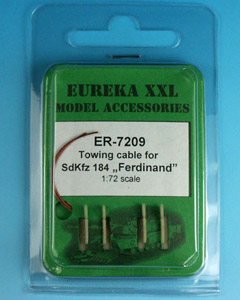 Eureka XXL ER-7209 Towing cable0 for Sd.Kfz.184 Ferdinand SPG 1/72