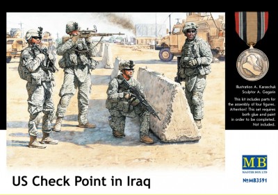 MasterBox MB3591 US Check Point in Iraq 1/35