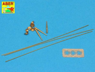 ABER R-33 Set of Aerials for Russian Tanks x 3 pcs. Like: T-34, T-55, T-62, T-72 and other. 1/35