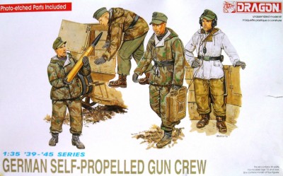 DRAGON 6016 GERMAN SELF-PROPELLED GUN CREW, 1/35