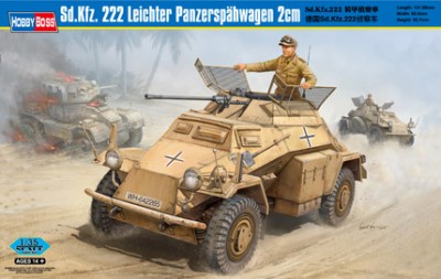 Hobby Boss 82442 Автомобиль Sd.Kfz.222 Leichter Panzerspahwagen (Hobby Boss) 1/35