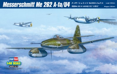Hobby Boss 80372 Самолет Messerschmitt Me 262 A-1a/U4  (Hobby Boss) 1/48