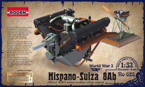 Roden 625 Hispano Suiza 8Ab engine 1/32