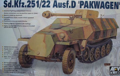 AFV Club AF35083 SdKfz 251/22 Ausf.D Pakwagen