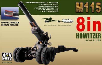 AFV Club AF35S06 - M115 8in Howitzer