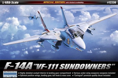Academy 12230 F-14A [VF-111 SUNDOWNERS], 1/48
