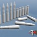 Э.В.М. RS35020 Снаряды и гильзы 30-мм осколочно-фугасные (1:35)