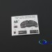 Quinta Studio QD48004-Dash 3D Декаль интерьера кабины Як-1Б (миним. набор) (для модели Моделсвит)