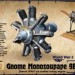 RODEN 621 Gnome Monosoupape 9B engine 1/32