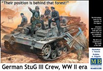 MasterBox MB35208 Экипаж немецкого StuG III. Период Второй мировой войны. «Их позиция позади того леса!»