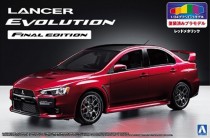 Aoshima 05089 Mitsubishi Lancer Evolution X Final Edition (Red) ЛИТНИКИ ОКРАШЕНЫ!!!