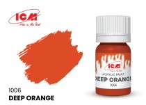 ICM C1006 Краска для творчества, 12 мл, цвет Темно-оранжевый(Deep Orange)