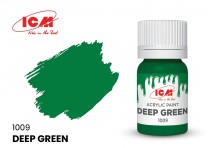 ICM C1009 Краска для творчества, 12 мл, цвет Темно-зеленый(Deep Green)
