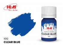 ICM C1012 Краска для творчества, 12 мл, цвет Ясный синий(Clear Blue)