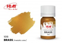 ICM C1018 Краска для творчества, 12 мл, цвC1018 Краска для творчества, 12 мл, цвет Латунь(Brass)ет Латунь(Brass)