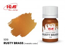 ICM C1019 Краска для творчества, 12 мл, цвет Ржавая латунь(Rusty Brass)