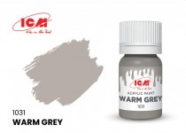 ICM C1031 Краска для творчества, 12 мл, цвет Теплый серый(Warm Grey)