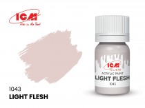 ICM C1043 Краска для творчества, 12 мл, цвет Светло-телесный(Light Flesh)