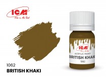 ICM C1062 Краска для творчества, 12 мл, цвет Британский хаки(British Khaki)
