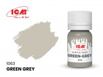 ICM C1063 Краска для творчества, 12 мл, цвет Серо-зеленый(Green-Grey)