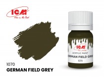 ICM C1070 Краска для творчества, 12 мл, цвет Немецкий серо-зеленый(German Field Grey)