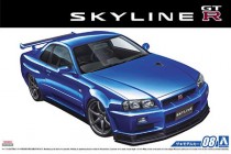 Aoshima 05159 Nissan Skyline GT-R R34  V-spec II "02