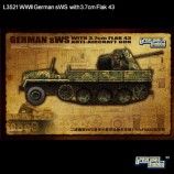 Great Wall Hobby L3521 3.7cm FlaK 43 auf Schwere Wehrmacht Schlepper (SWS), 1/35