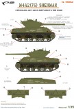Colibri Decals 35062 M4A4 Sherman (76) w - Stencil Lend-Lease (трафареты на бортах, ленд-лиз)