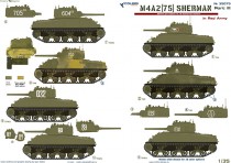 Colibri Decals 35075 M4A2 Sherman (75) - in Red Army III