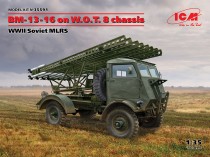 ICM 35591 БМ-13-16 на шасси W.O.T. 8, Советская РСЗО II МВ