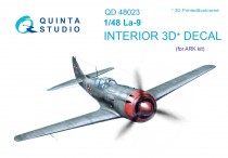Quinta Studio QD48023 3D Декаль интерьера кабины Ла-9 (для модели ARK)
