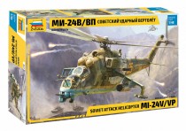 Звезда 4823 Советский ударный вертолет Ми-24В/ВП 1/48