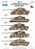 Colibri Decals 35118 PzKpfwg. VI Ausf.B Tiger II (s.Pz.Abt 505)