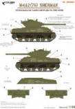 Colibri Decals 72110 M4A2 Sherman (76) w - Stencil Lend-Lease