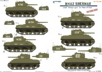 Colibri Decals 72130 M4A2 Sherman (75) for Zvezda  5063