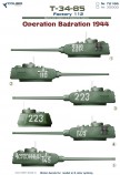 Colibri Decals 72166 Т-34-85 Factory 112, Operation Bagration